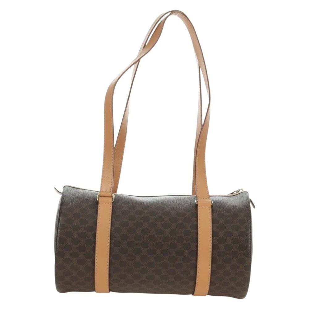 Celine Macadam Boston Bag Brown